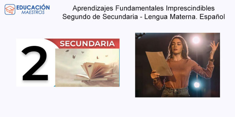 SEP: Cuaderno | Lengua Materna Español - Segundo de Secundaria