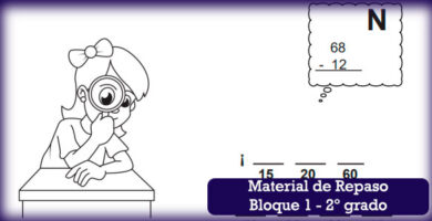 Material de repaso bloque 1 para segundo grado de primaria
