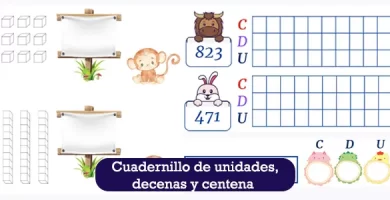 Cuadernillo de unidades, decenas y centenas para niños - PDF