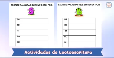 Actividades de lectoescritura para niños de primaria - PDF