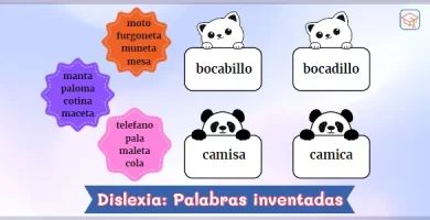 Actividades de dislexia para niños: Palabras inventadas.