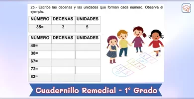 Cuadernillo remedial de primer grado de primaria - Repaso escolar