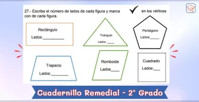 Cuadernillo remedial de segundo grado de primaria - Repaso escolarCuadernillo remedial - 2do Grado de primaria