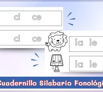 Cuadernillo Silabario Fonológico - Ejercicios de lectoescritura para primaria