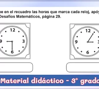 Material Didáctico - Primer Bloque para 3º grado