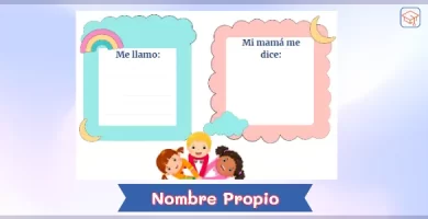 Fichas de actividades para trabajar el nombre propio